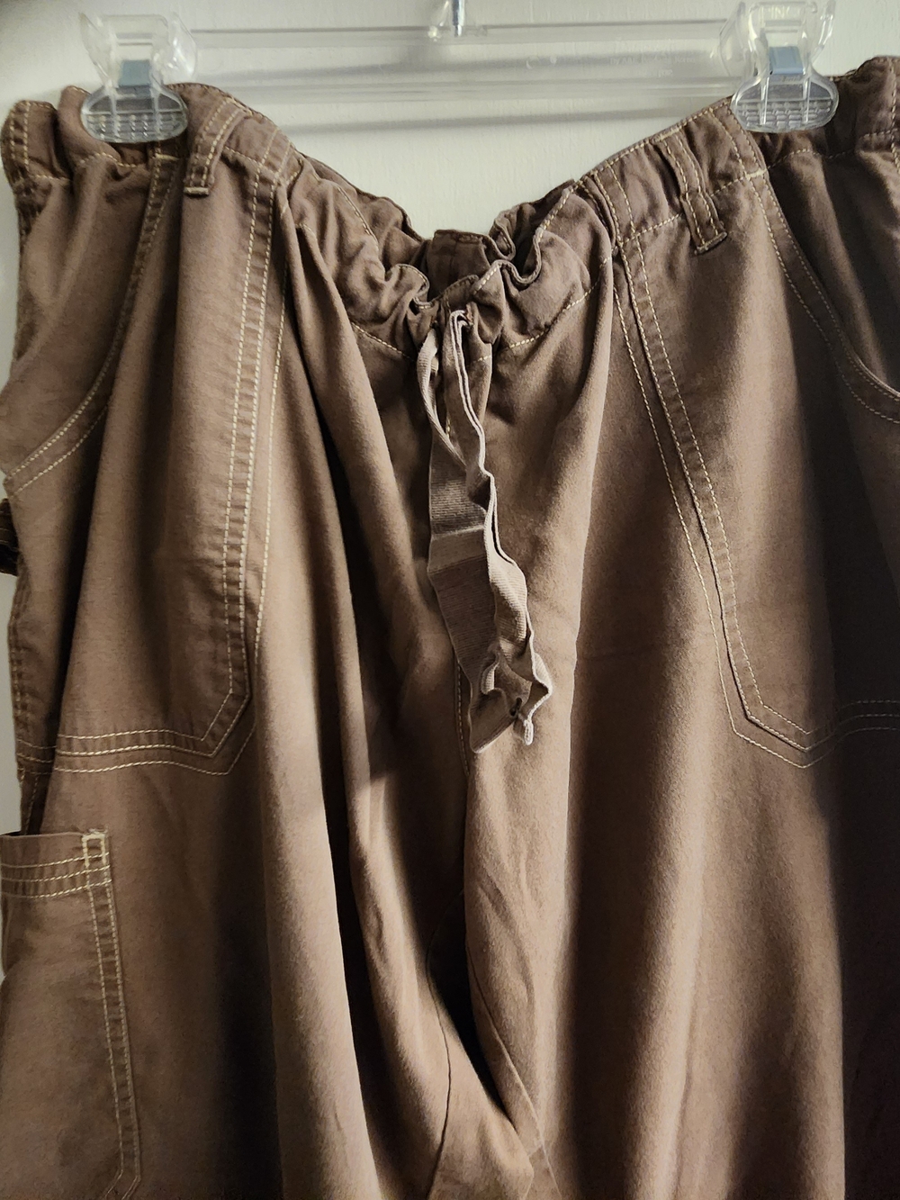 koi Brown Drawstring Jogger Pants